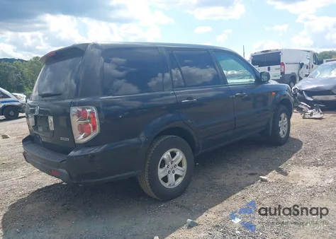 2007 Honda Pilot Lx из США, поврежденный, VIN 5FNYF181X7B007280